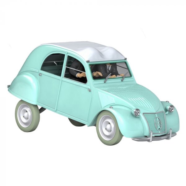 Tintin - The Thompson's 2 CV (La 2CV des Dupont) 1/24 Scale Diecast Model Araç (No.8)