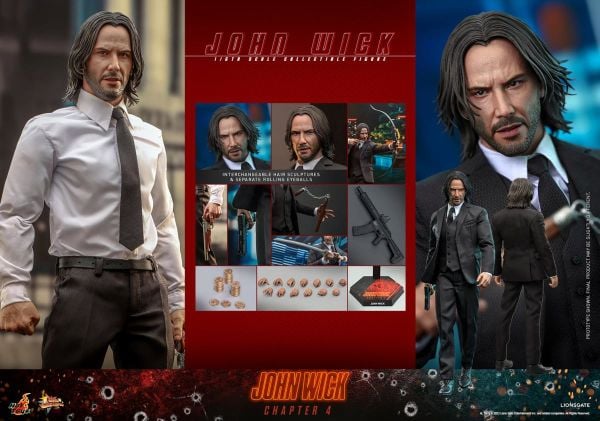 John Wick: Chapter 4 - John Wick 1/6 Scale Koleksiyon Figürü