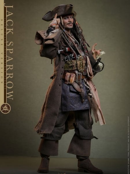 Pirates Of The Caribbean - Jack Sparrow (Deluxe Version) 1/6 Scale Koleksiyon Figürü