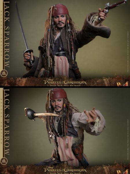 Pirates Of The Caribbean - Jack Sparrow (Deluxe Version) 1/6 Scale Koleksiyon Figürü