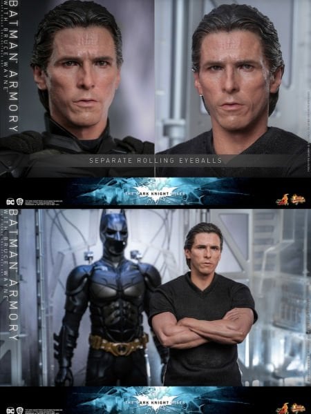Batman: The Dark Knight Rises - Batman Armory with Bruce Wayne 1/6 Scale Koleksiyon Figür Seti