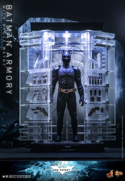 Batman: The Dark Knight Rises - Batman Armory with Bruce Wayne 1/6 Scale Koleksiyon Figür Seti