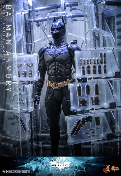 Batman: The Dark Knight Rises - Batman Armory with Bruce Wayne 1/6 Scale Koleksiyon Figür Seti