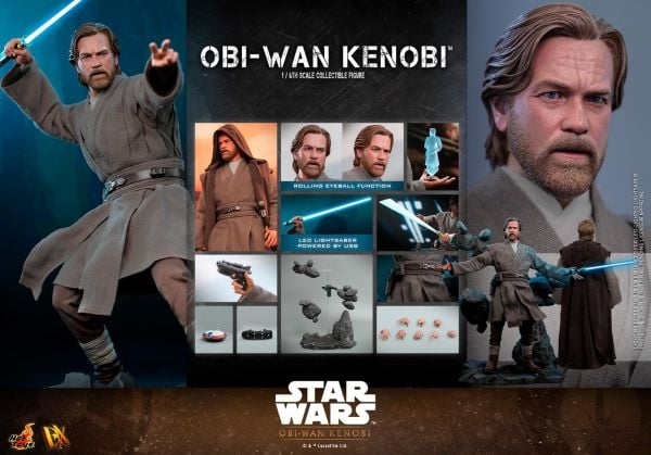 Star Wars: Obi-Wan Kenobi - Obi-Wan Kenobi (Deluxe Version) 1/6 Scale Koleksiyon Figürü