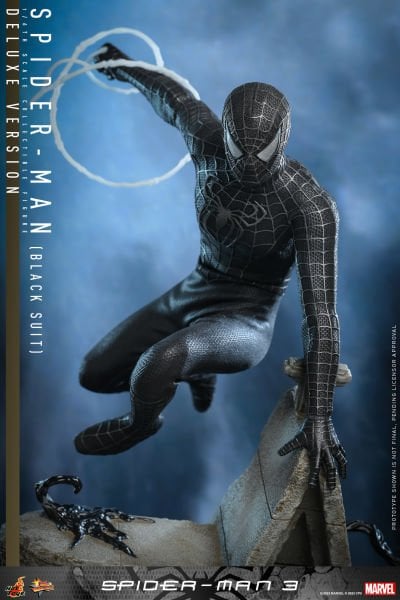Spider-Man 3 - Spider-Man (Black Suit) Deluxe 1/6 Scale Koleksiyon Figürü