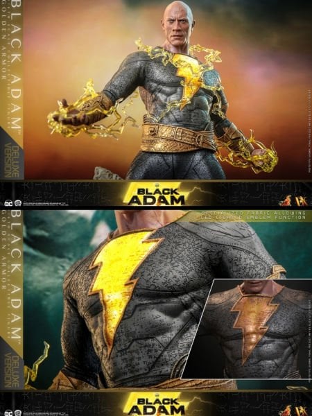 Black Adam - Black Adam Golden Armor (Deluxe Version) 1/6 Scale Koleksiyon Figürü