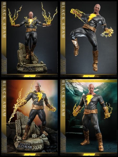 Black Adam - Black Adam Golden Armor (Deluxe Version) 1/6 Scale Koleksiyon Figürü