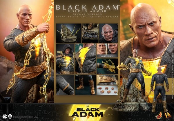 Black Adam - Black Adam Golden Armor (Deluxe Version) 1/6 Scale Koleksiyon Figürü