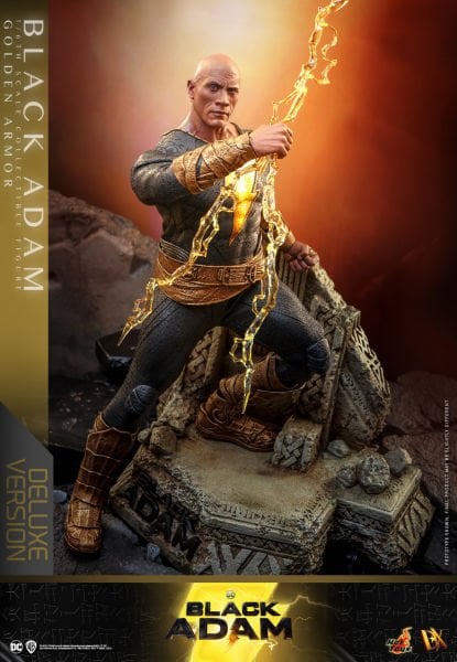 Black Adam - Black Adam Golden Armor (Deluxe Version) 1/6 Scale Koleksiyon Figürü
