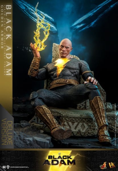 Black Adam - Black Adam Golden Armor (Deluxe Version) 1/6 Scale Koleksiyon Figürü