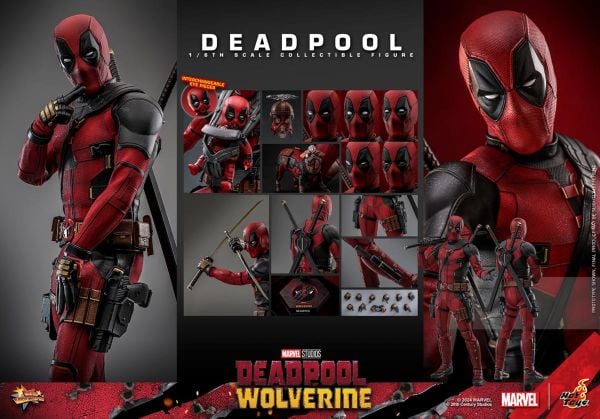 Deadpool & Wolverine - Deadpool 1/6 Scale Koleksiyon Figürü