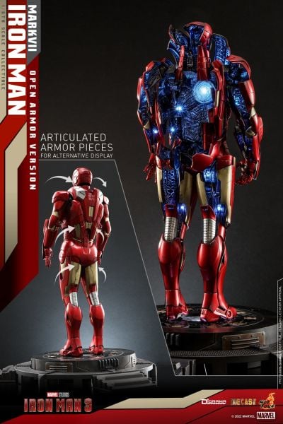 Iron Man 3 - Iron Man Mark VII (Open Armor Version) 1/6 Scale Diaroma Figürü