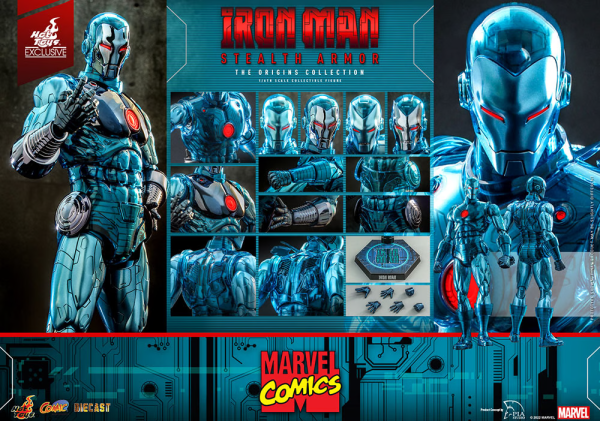 Marvel Comics - Iron Man (Stealth Armor) Exclusive 1/6 Scale Diecast Koleksiyon Figürü