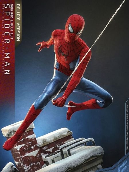 Spider-Man: No Way Home - Spider-Man (New Red and Blue Suit) (Deluxe Version) 1/6 Scale Koleksiyon Figürü