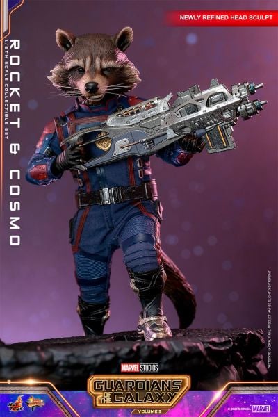 Guardians of the Galaxy Vol. 3 - Rocket and Cosmo 1/6 Scale Koleksiyon Figür Seti