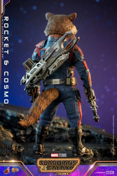 Guardians of the Galaxy Vol. 3 - Rocket and Cosmo 1/6 Scale Koleksiyon Figür Seti