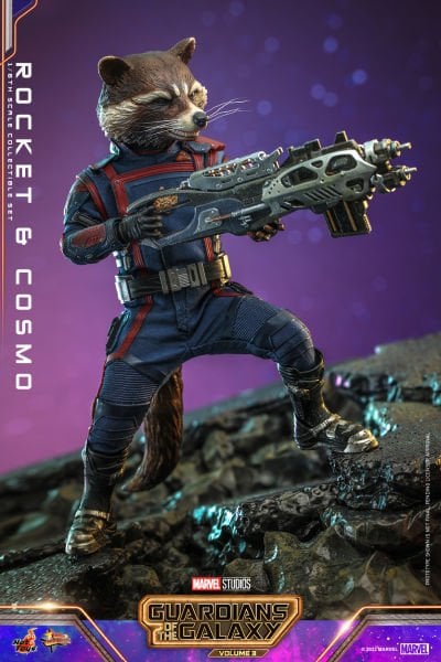 Guardians of the Galaxy Vol. 3 - Rocket and Cosmo 1/6 Scale Koleksiyon Figür Seti