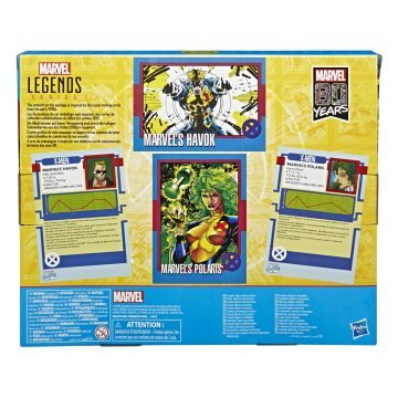 Marvel Legends Series X-Men Havok and Marvel’s Polaris