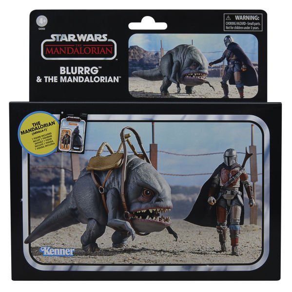 Star Wars Vintage Collection Blurrg & The Mandalorian (The Mandalorian) İkili Figür Seti