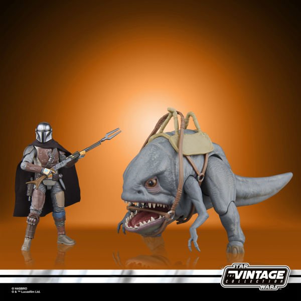 Star Wars Vintage Collection Blurrg & The Mandalorian (The Mandalorian) İkili Figür Seti