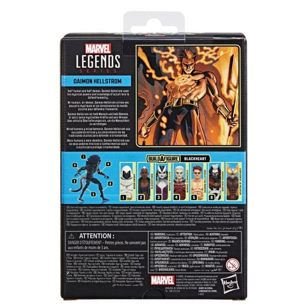 Marvel Legends Strange Tales Daimon Hellstrom Aksiyon Figürü (Blackheart BAF)