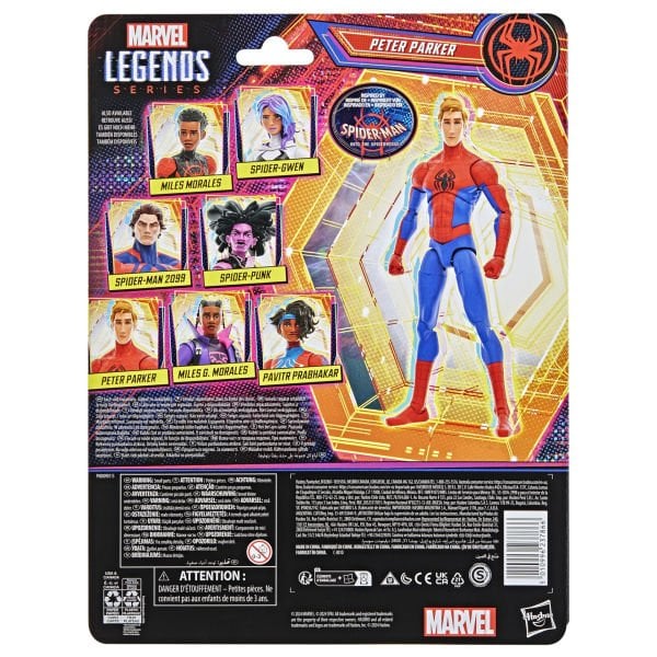 Marvel Legends Peter Parker (Spider-Man: Into the Spider-Verse) Aksiyon Figürü