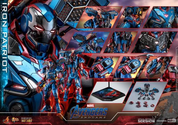Avengers: Endgame - Iron Patriot 1/6 Scale Diecast Koleksiyon Figürü