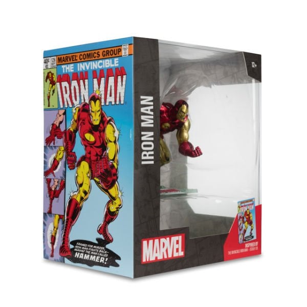 Marvel Comics - Iron Man (The Invincible Iron Man #126) 1/10 Scale Heykel