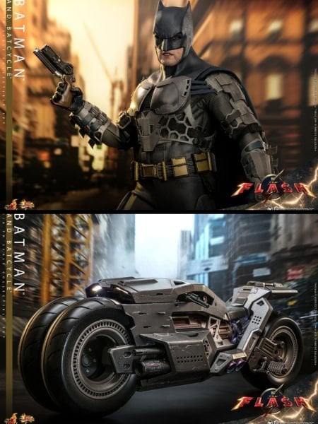 The Flash – Batman and Batcycle 1/6 Scale Koleksiyon Figür ve Araç Seti