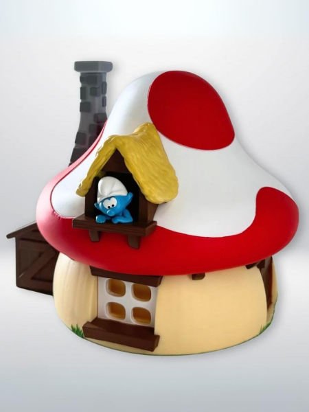 Smurfs Mushroom House Money Box - Şirinler Evi Kumbara