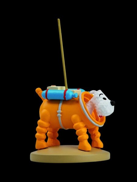 Tintin - Milou (Snowy) Cosmonaut Resin Figür