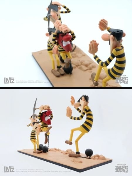 Lucky Luke (Red Kit) - The Daltons Calm Down Joe Limited Edition Heykel