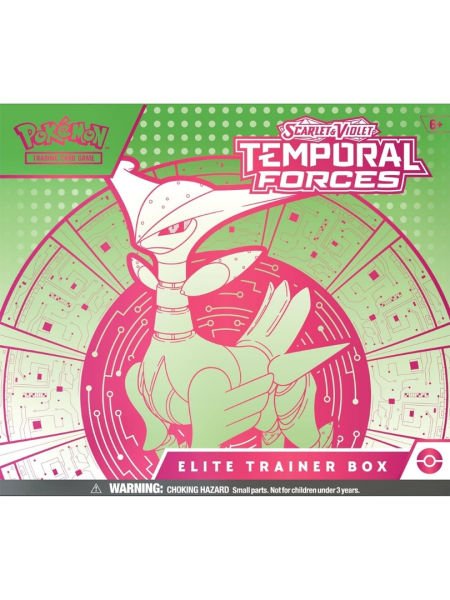 Pokemon TCG: Scarlet & Violet - Temporal Forces Elite Trainer Box (Iron Leaves)