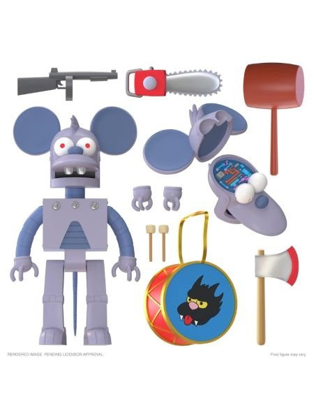 Simpsons Ultimates! - Robot Itchy Koleksiyon Figürü