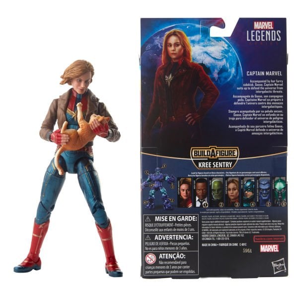 Captain Marvel - Marvel Legends Captain Marvel (Bomber Jacket) (Kree Sentry BAF)