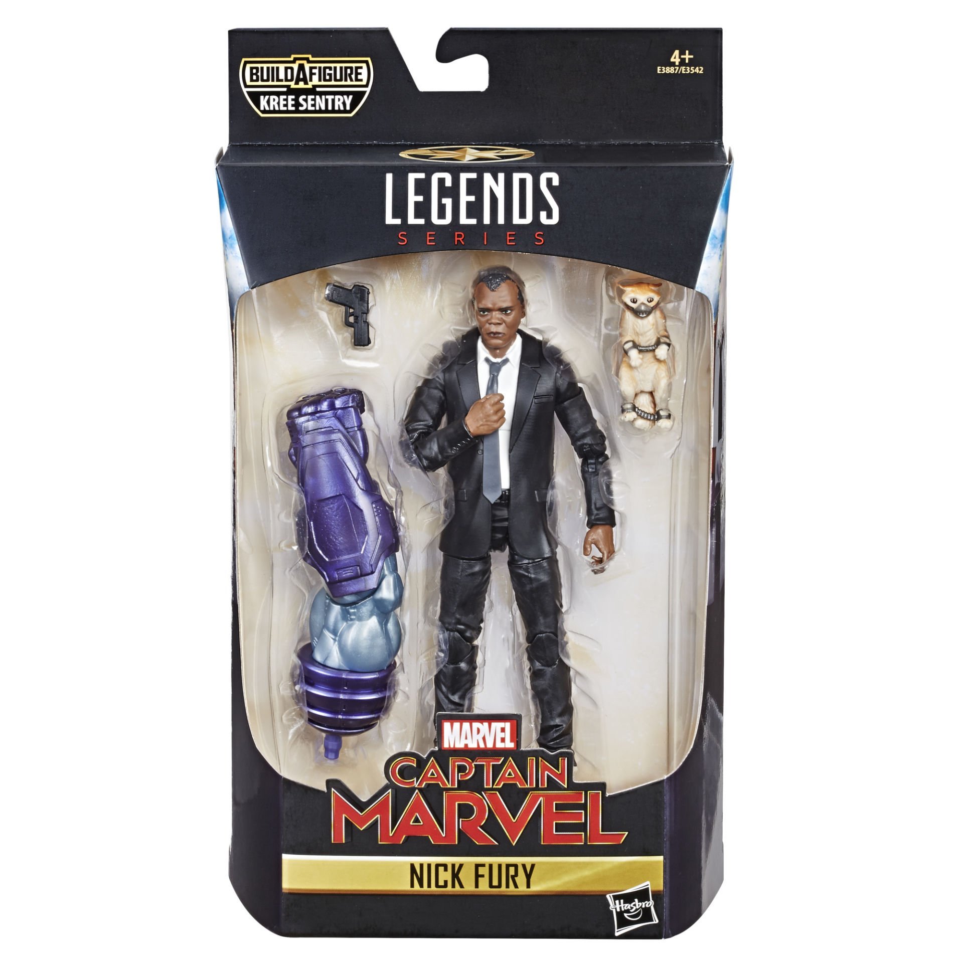 Captain Marvel - Marvel Legends Nick Fury (Kree Sentry BAF)