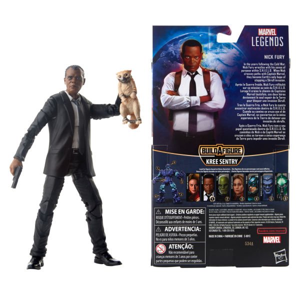 Captain Marvel - Marvel Legends Nick Fury (Kree Sentry BAF)