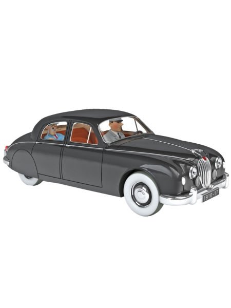 Tintin - The Jaguar MK1 (La MK1 de Dawson) 1/24 Scale Diecast Model Araç (No.35)