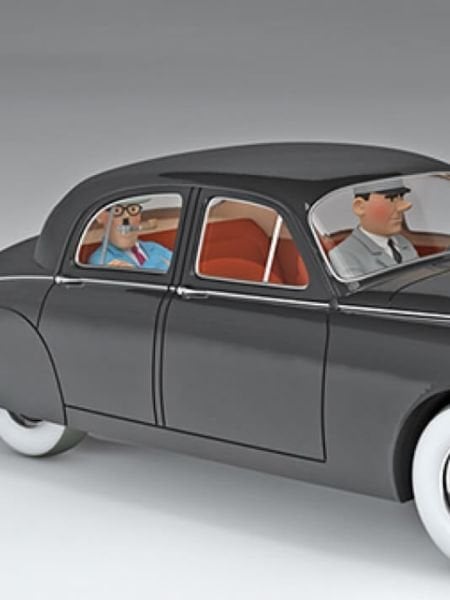 Tintin - The Jaguar MK1 (La MK1 de Dawson) 1/24 Scale Diecast Model Araç (No.35)