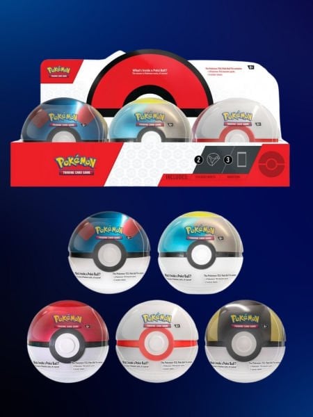 Pokemon TCG: Poke Ball Tin 6'lı Kutu 2024 (18 Paket)