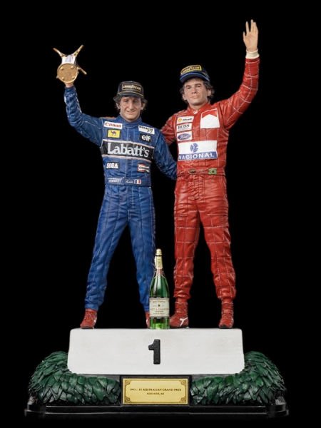 Formula One: Alain Prost and Ayrton Senna - The Last Podium 1993 Deluxe 1/10 Art Scale Limited Edition Heykel