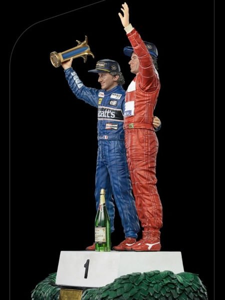 Formula One: Alain Prost and Ayrton Senna - The Last Podium 1993 Deluxe 1/10 Art Scale Limited Edition Heykel