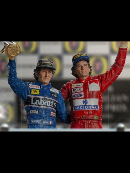 Formula One: Alain Prost and Ayrton Senna - The Last Podium 1993 Deluxe 1/10 Art Scale Limited Edition Heykel