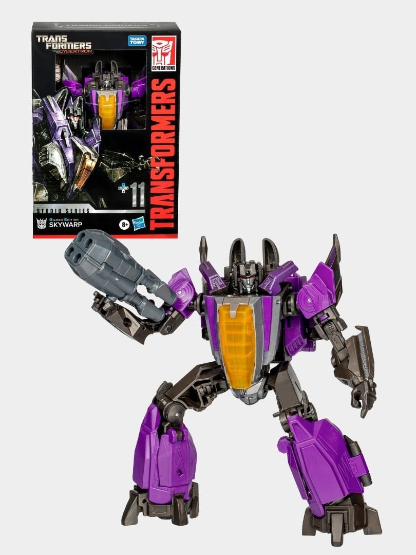 Transformers Studio Series Gamer Edition 11 Voyager Class Skywarp (Transformers: War for Cybertron) Aksiyon Figürü