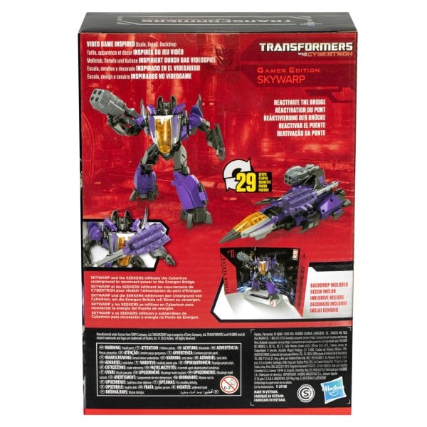 Transformers Studio Series Gamer Edition 11 Voyager Class Skywarp (Transformers: War for Cybertron) Aksiyon Figürü