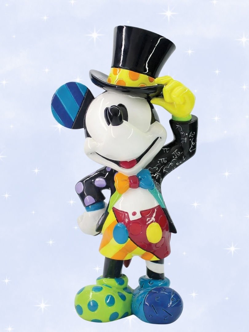 Disney by Britto - Mickey Mouse with Top Hat Heykel