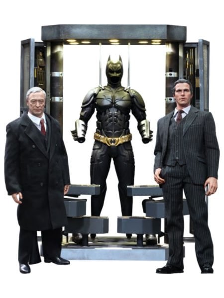 Batman: The Dark Knight - Batman Armory with Bruce Wayne and Alfred Pennyworth 1/6 Scale Koleksiyon Figür Seti