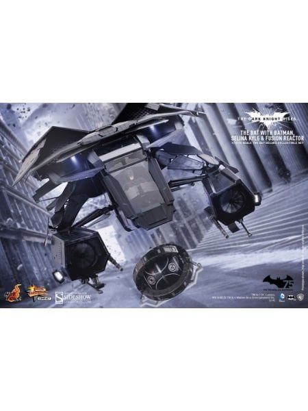 Batman: The Dark Knight Rises - The Bat Deluxe (With Batman, Selina Kyle and Fusion Reactor) 1/12 Scale Koleksiyon Figür Seti