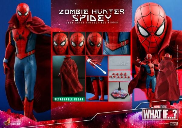 What If...? - Zombie Hunter Spider-Man 1/6 Scale Koleksiyon Figürü