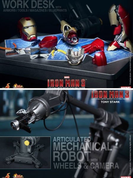 Iron Man 3 - Tony Stark (Armor Testing Version) 1/6 Scale Limited Edition Koleksiyon Figürü
